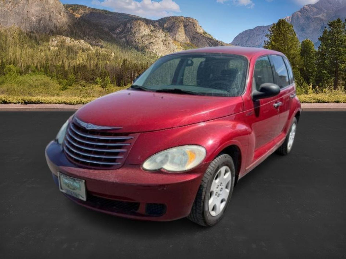 2006 Inferno Red Crystal Pearl /Pastel Pebble Beige Cloth Interior Chrysler PT Cruiser (3A4FY58B76T) with an 24L L4 DOHC 16V engine, Automatic transmission, located at 1175 N Woodruff Ave, Idaho Falls, ID, 83401, 43.506901, -111.999657 - Photo#0
