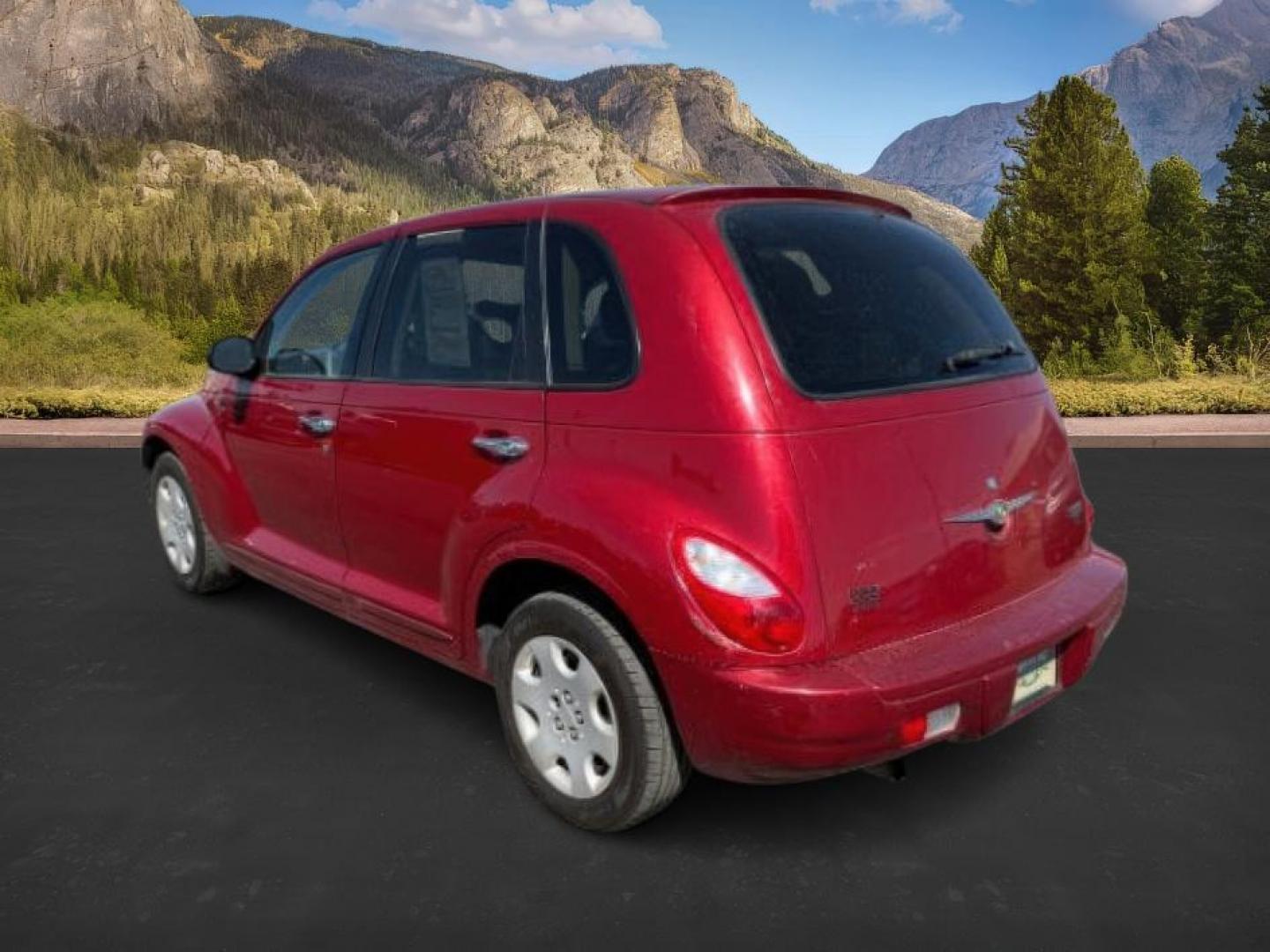 2006 Inferno Red Crystal Pearl /Pastel Pebble Beige Cloth Interior Chrysler PT Cruiser (3A4FY58B76T) with an 24L L4 DOHC 16V engine, Automatic transmission, located at 1175 N Woodruff Ave, Idaho Falls, ID, 83401, 43.506901, -111.999657 - Photo#2