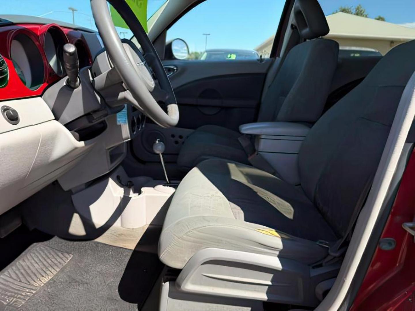 2006 Inferno Red Crystal Pearl /Pastel Pebble Beige Cloth Interior Chrysler PT Cruiser (3A4FY58B76T) with an 24L L4 DOHC 16V engine, Automatic transmission, located at 1175 N Woodruff Ave, Idaho Falls, ID, 83401, 43.506901, -111.999657 - Photo#10