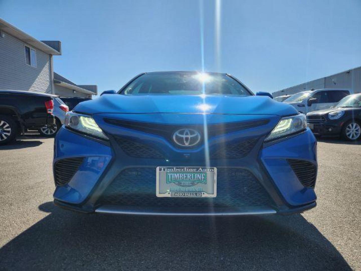 2018 Blue Streak Metallic /Black Toyota Camry (4T1BZ1HK0JU) with an 35L V-6 portdirect injection engine, Automatic transmission, located at 1175 N Woodruff Ave, Idaho Falls, ID, 83401, 43.506901, -111.999657 - At Timberline Auto, finding a great deal on your next vehicle is always easy! Our experienced sales staff's goal is to help find you the right vehicle at the right price! Our knowledgeable finance department has options for almost any credit score. We offer extended service contract options to prote - Photo#33
