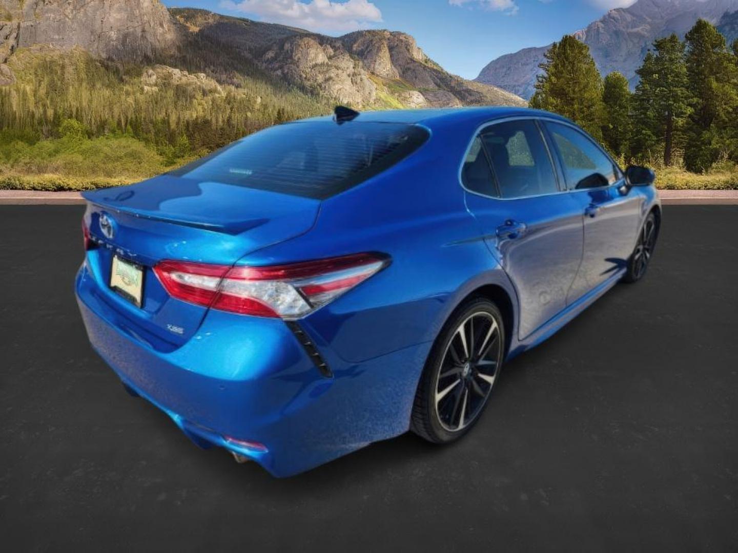 2018 Blue Streak Metallic /Black Toyota Camry (4T1BZ1HK0JU) with an 35L V-6 portdirect injection engine, Automatic transmission, located at 1175 N Woodruff Ave, Idaho Falls, ID, 83401, 43.506901, -111.999657 - At Timberline Auto, finding a great deal on your next vehicle is always easy! Our experienced sales staff's goal is to help find you the right vehicle at the right price! Our knowledgeable finance department has options for almost any credit score. We offer extended service contract options to prote - Photo#5