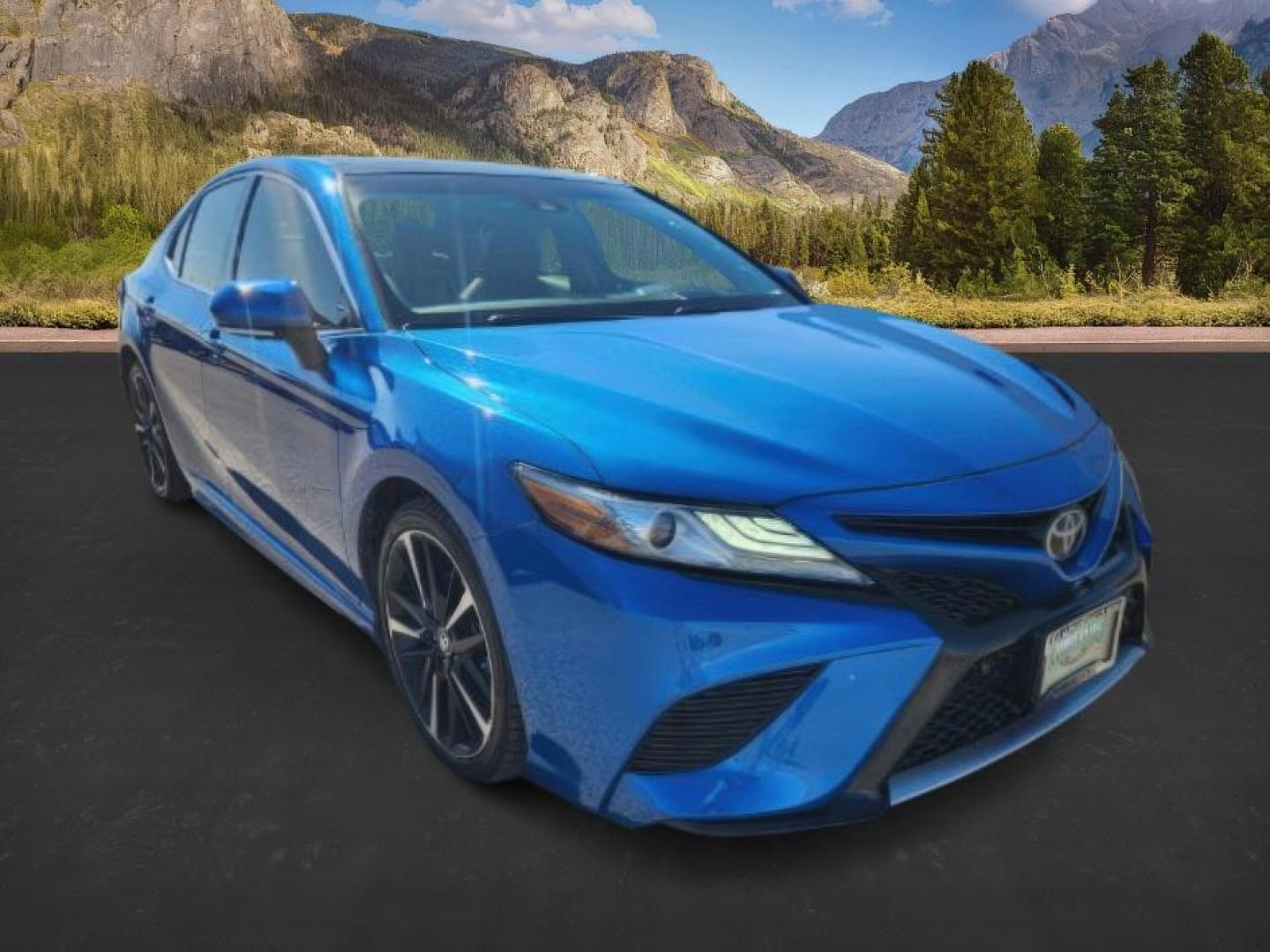 2018 Blue Streak Metallic /Black Toyota Camry (4T1BZ1HK0JU) with an 35L V-6 portdirect injection engine, Automatic transmission, located at 1175 N Woodruff Ave, Idaho Falls, ID, 83401, 43.506901, -111.999657 - At Timberline Auto, finding a great deal on your next vehicle is always easy! Our experienced sales staff's goal is to help find you the right vehicle at the right price! Our knowledgeable finance department has options for almost any credit score. We offer extended service contract options to prote - Photo#7