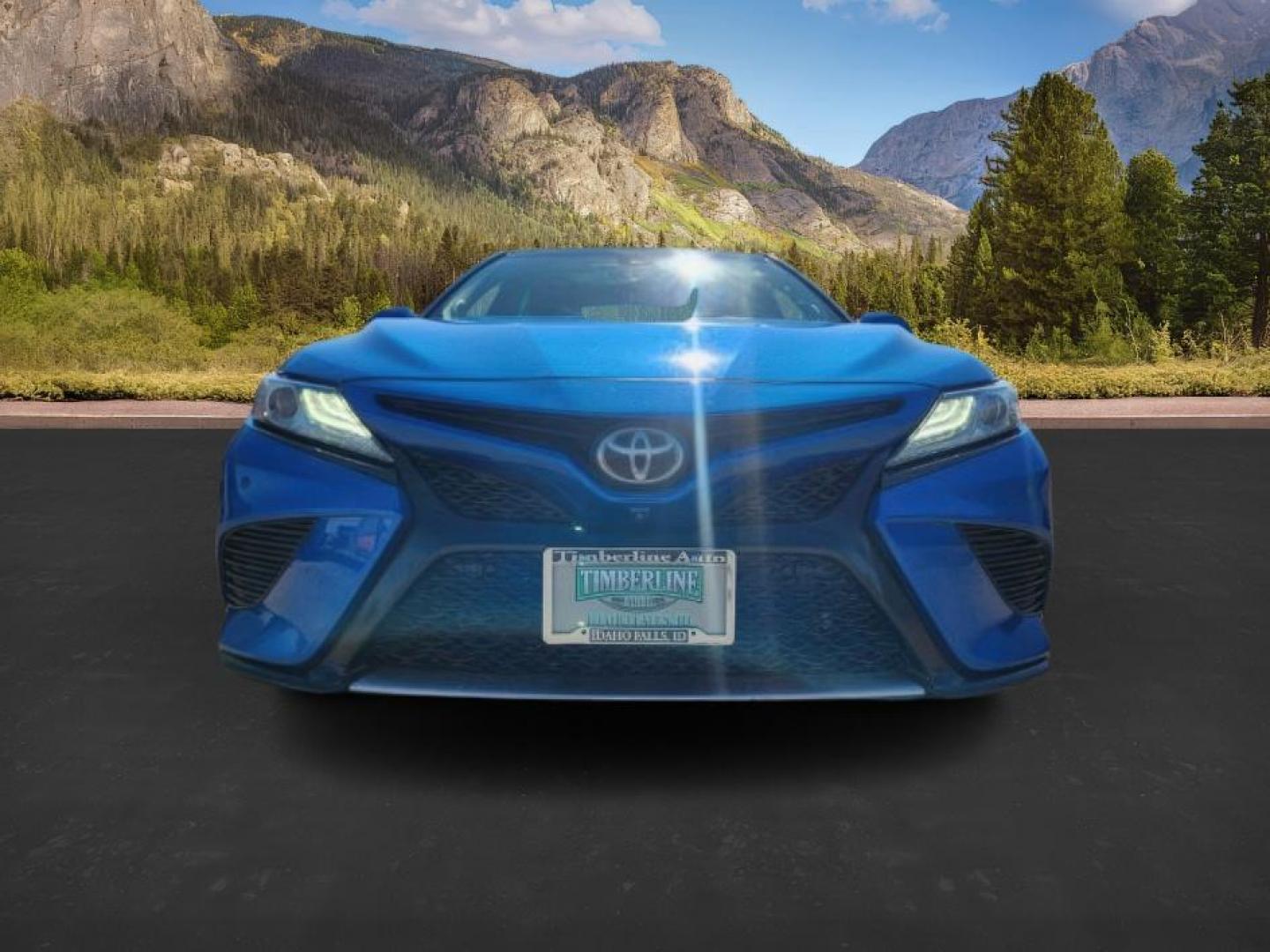 2018 Blue Streak Metallic /Black Toyota Camry (4T1BZ1HK0JU) with an 35L V-6 portdirect injection engine, Automatic transmission, located at 1175 N Woodruff Ave, Idaho Falls, ID, 83401, 43.506901, -111.999657 - At Timberline Auto, finding a great deal on your next vehicle is always easy! Our experienced sales staff's goal is to help find you the right vehicle at the right price! Our knowledgeable finance department has options for almost any credit score. We offer extended service contract options to prote - Photo#8