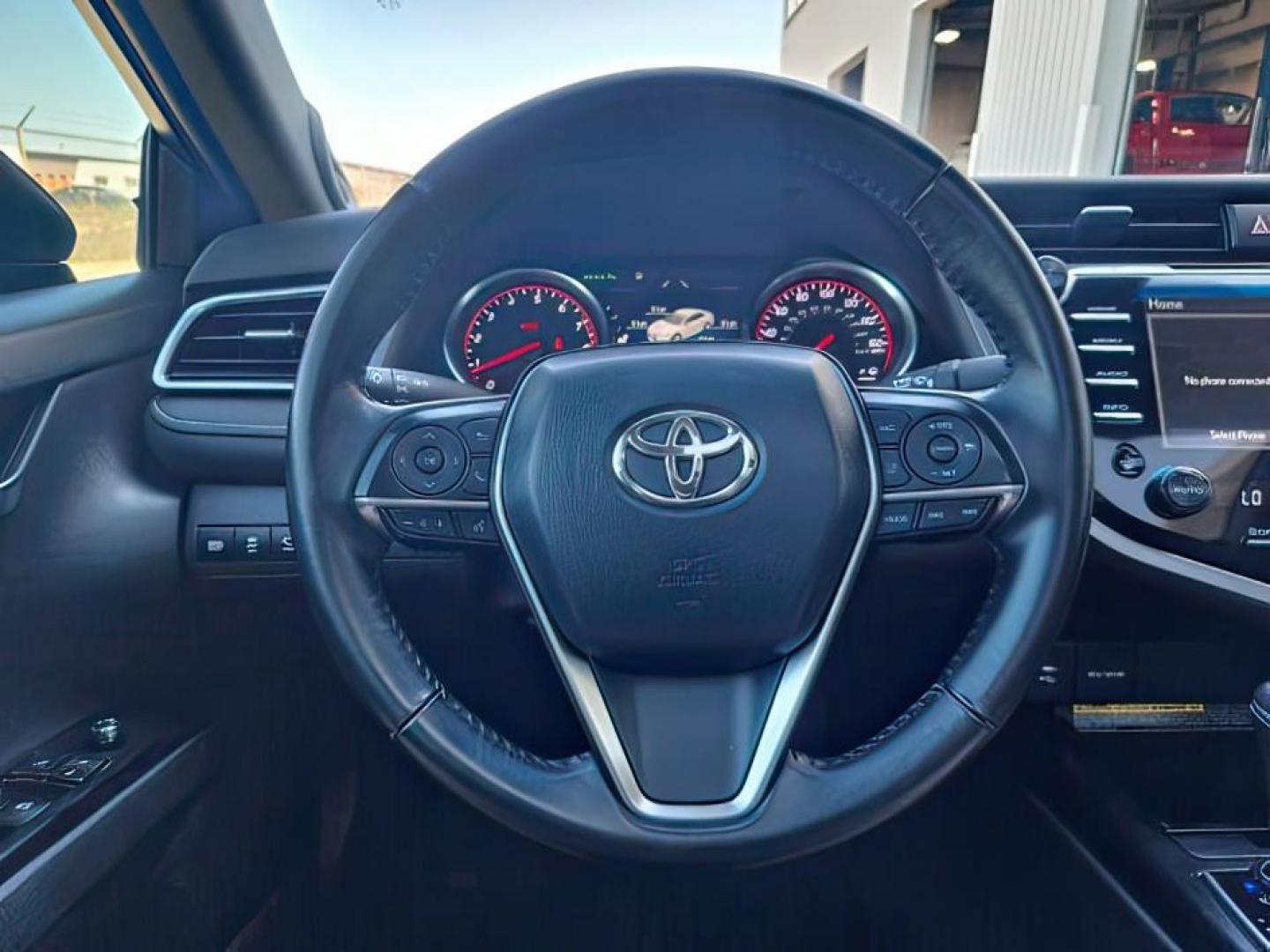 2018 Blue Streak Metallic /Black Toyota Camry (4T1BZ1HK0JU) with an 35L V-6 portdirect injection engine, Automatic transmission, located at 1175 N Woodruff Ave, Idaho Falls, ID, 83401, 43.506901, -111.999657 - At Timberline Auto, finding a great deal on your next vehicle is always easy! Our experienced sales staff's goal is to help find you the right vehicle at the right price! Our knowledgeable finance department has options for almost any credit score. We offer extended service contract options to prote - Photo#18