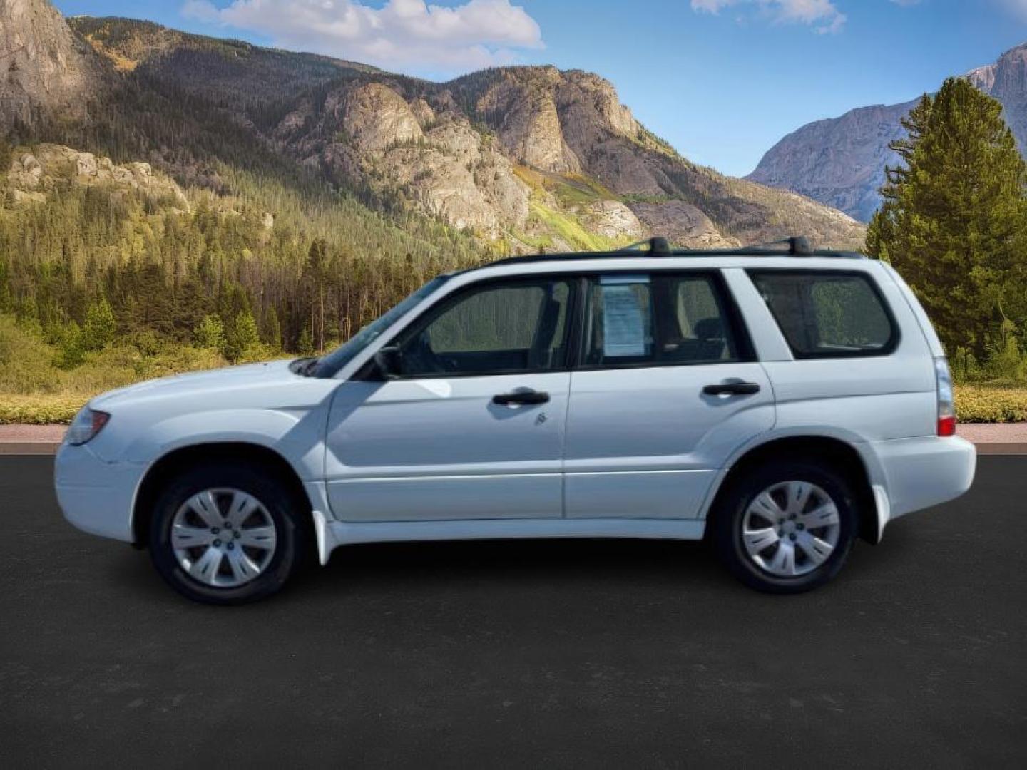 2008 Aspen White /Desert Beige Subaru Forester (JF1SG63638H) with an 25L H-4 variable valve control engine, Automatic transmission, located at 1175 N Woodruff Ave, Idaho Falls, ID, 83401, 43.506901, -111.999657 - At Timberline Auto, finding a great deal on your next vehicle is always easy! Our experienced sales staff's goal is to help find you the right vehicle at the right price! Our knowledgeable finance department has options for almost any credit score. We offer extended service contract options to prote - Photo#0