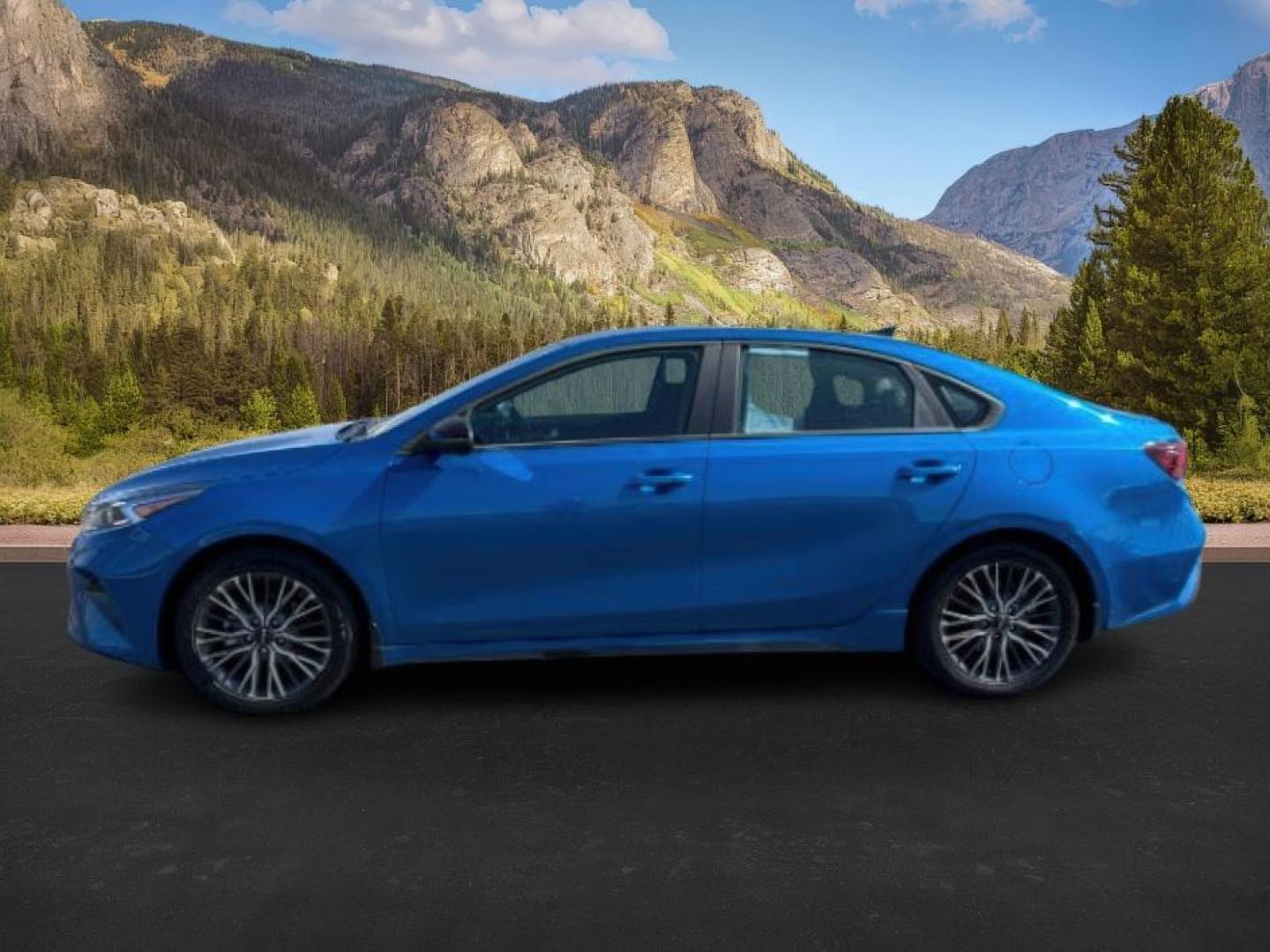 2024 BLUE /Black KIA Forte (3KPF54ADXRE) with an 2L I-4 DOHC engine, Automatic transmission, located at 1175 N Woodruff Ave, Idaho Falls, ID, 83401, 43.506901, -111.999657 - At Timberline Auto, finding a great deal on your next vehicle is always easy! Our experienced sales staff's goal is to help find you the right vehicle at the right price! Our knowledgeable finance department has options for almost any credit score. We offer extended service contract options to prote - Photo#0