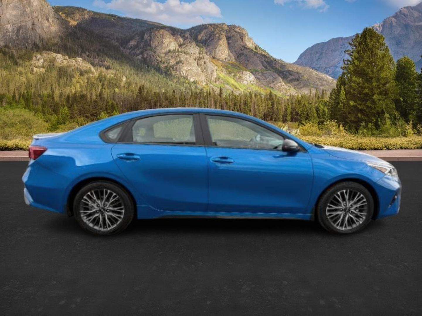 2024 BLUE /Black KIA Forte (3KPF54ADXRE) with an 2L I-4 DOHC engine, Automatic transmission, located at 1175 N Woodruff Ave, Idaho Falls, ID, 83401, 43.506901, -111.999657 - Photo#6