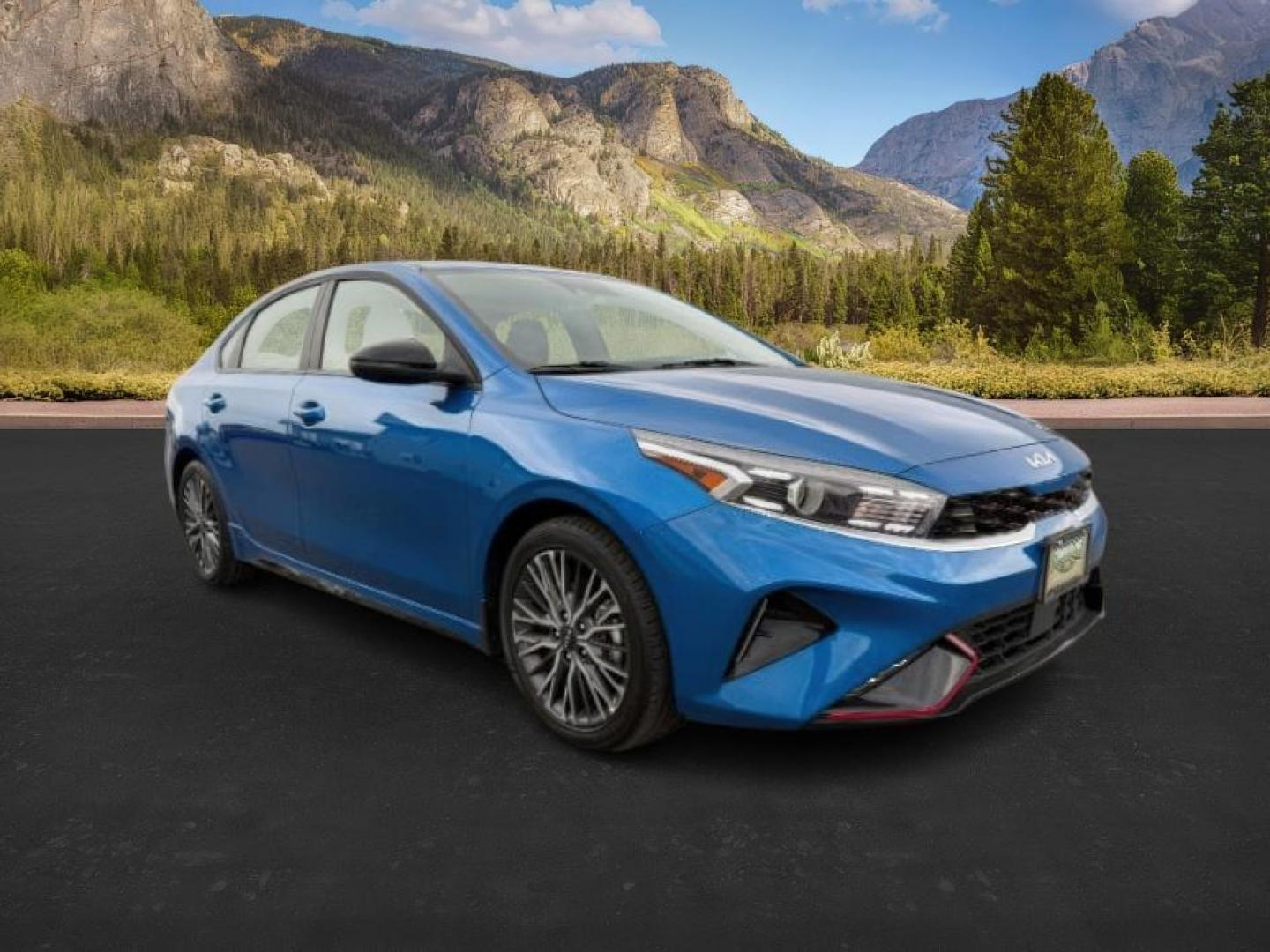 2024 BLUE /Black KIA Forte (3KPF54ADXRE) with an 2L I-4 DOHC engine, Automatic transmission, located at 1175 N Woodruff Ave, Idaho Falls, ID, 83401, 43.506901, -111.999657 - Photo#7
