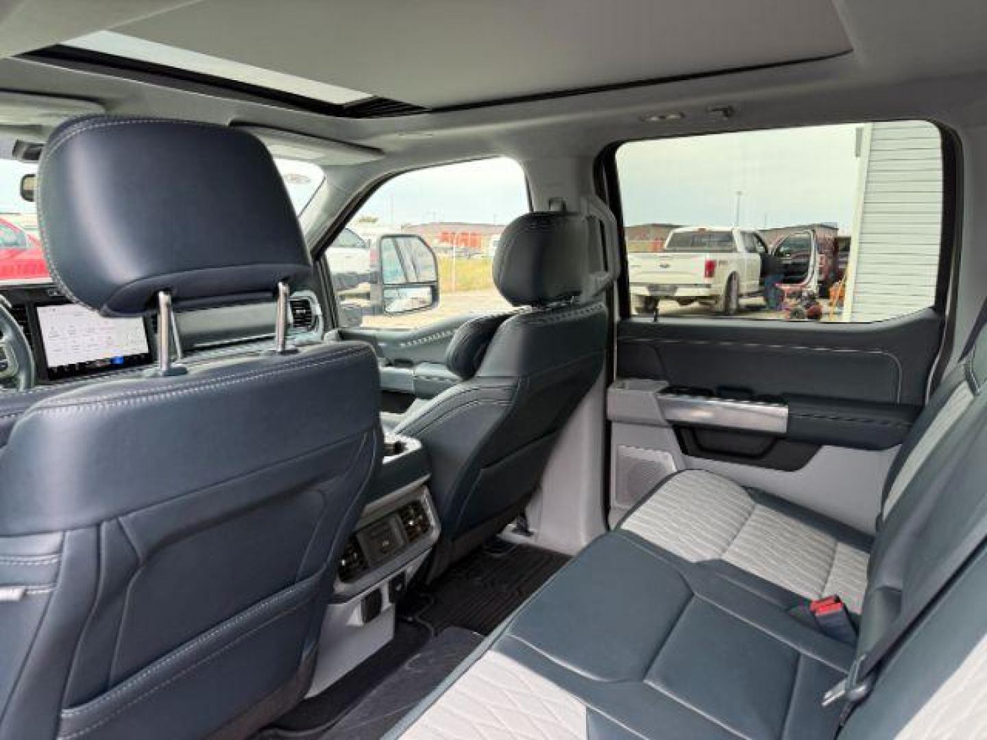 2024 Star White Metallic Tri-Coat /Admiral Blue/Light Slate Ford F-350 (1FT8W3BM9RE) with an Powerstroke 67L V-8 diesel direct injection engine, Automatic transmission, located at 1175 N Woodruff Ave, Idaho Falls, ID, 83401, 43.506901, -111.999657 - Photo#52