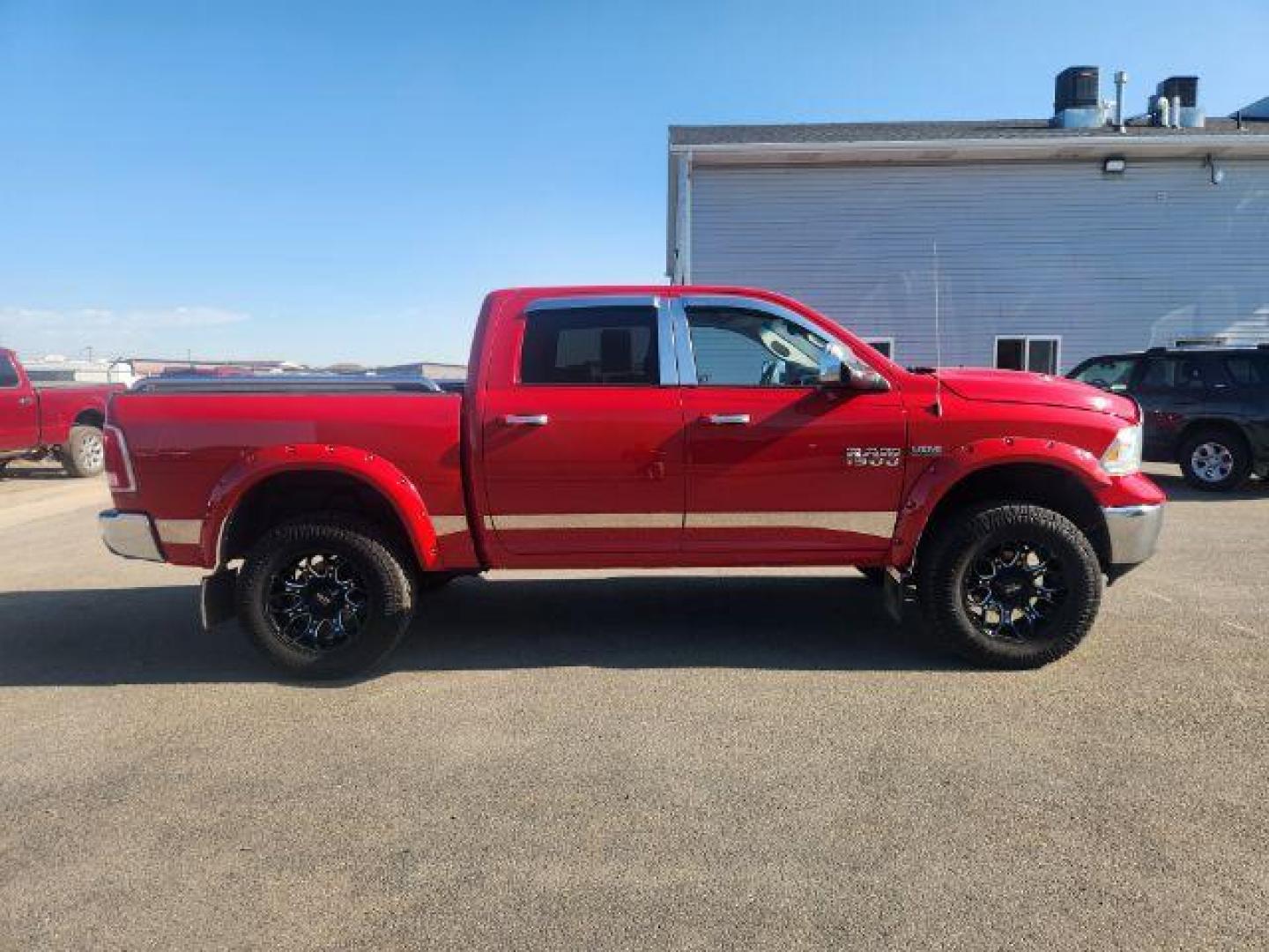 2014 RED /BLACK Ram 1500 (1C6RR7NT4ES) with an 57 engine, Automatic transmission, located at 1175 N Woodruff Ave, Idaho Falls, ID, 83401, 43.506901, -111.999657 - At Timberline Auto, finding a great deal on your next vehicle is always easy! Our experienced sales staff's goal is to help find you the right vehicle at the right price! Our knowledgeable finance department has options for almost any credit score. We offer extended service contract options to prote - Photo#32