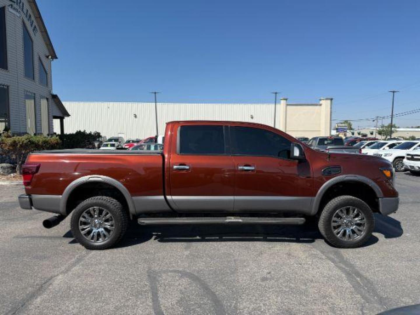 2016 Forged Copper /Black/Brown Nissan TITAN XD (1N6BA1F40GN) with an 5L V-8 diesel direct injection engine, Automatic transmission, located at 1175 N Woodruff Ave, Idaho Falls, ID, 83401, 43.506901, -111.999657 - At Timberline Auto, finding a great deal on your next vehicle is always easy! Our experienced sales staff's goal is to help find you the right vehicle at the right price! Our knowledgeable finance department has options for almost any credit score. We offer extended service contract options to prote - Photo#31