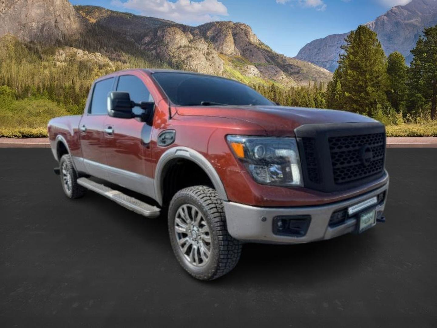 2016 Forged Copper /Black/Brown Nissan TITAN XD (1N6BA1F40GN) with an 5L V-8 diesel direct injection engine, Automatic transmission, located at 1175 N Woodruff Ave, Idaho Falls, ID, 83401, 43.506901, -111.999657 - At Timberline Auto, finding a great deal on your next vehicle is always easy! Our experienced sales staff's goal is to help find you the right vehicle at the right price! Our knowledgeable finance department has options for almost any credit score. We offer extended service contract options to prote - Photo#8