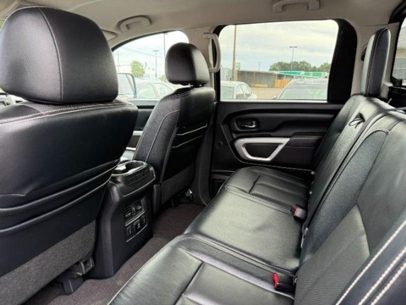2016 Cayenne Red /Black Nissan Titan XD S (1N6BA1F47GN) with an V8, 5.0L engine, 6-speed automatic transmission, located at 1175 N Woodruff Ave, Idaho Falls, ID, 83401, 43.506901, -111.999657 - <b>Vehicle Details</b><br>Built for hard work and ready for everyday driving, this pre-owned 2016 Nissan Titan XD is a strong choice for drivers seeking capability, comfort, and confidence on the road. Equipped with 4WD and a V8, 5.0L Diesel engine, this Nissan Titan XD delivers impressive towing st- Photo#19