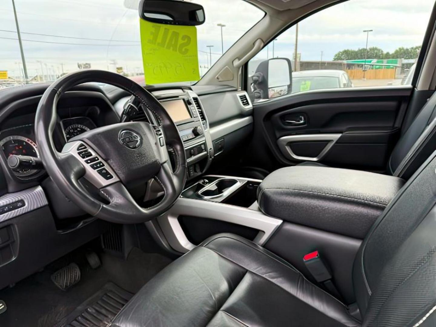 2016 RED /LEATHER Nissan Titan XD (1N6BA1F47GN) with an 50 engine, Automatic transmission, located at 1175 N Woodruff Ave, Idaho Falls, ID, 83401, 43.506901, -111.999657 - At Timberline Auto, finding a great deal on your next vehicle is always easy! Our experienced sales staff's goal is to help find you the right vehicle at the right price! Our knowledgeable finance department has options for almost any credit score. We offer extended service contract options to prote - Photo#12