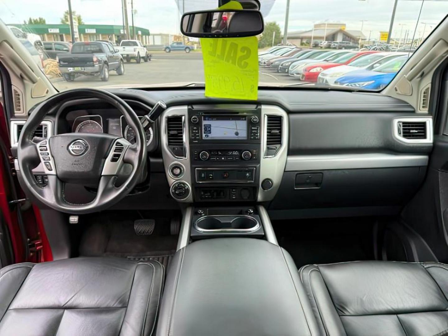 2016 RED /LEATHER Nissan Titan XD (1N6BA1F47GN) with an 50 engine, Automatic transmission, located at 1175 N Woodruff Ave, Idaho Falls, ID, 83401, 43.506901, -111.999657 - At Timberline Auto, finding a great deal on your next vehicle is always easy! Our experienced sales staff's goal is to help find you the right vehicle at the right price! Our knowledgeable finance department has options for almost any credit score. We offer extended service contract options to prote - Photo#17