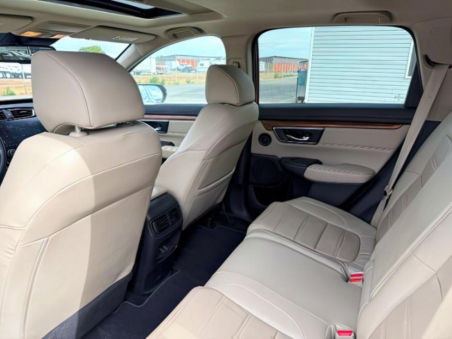 2017 Basque Red Pearl II /Ivory Honda CR-V (5J6RW2H83HL) with an 15L I-4 gasoline direct injection engine, Automatic transmission, located at 1175 N Woodruff Ave, Idaho Falls, ID, 83401, 43.506901, -111.999657 - At Timberline Auto, finding a great deal on your next vehicle is always easy! Our experienced sales staff's goal is to help find you the right vehicle at the right price! Our knowledgeable finance department has options for almost any credit score. We offer extended service contract options to prote - Photo#19