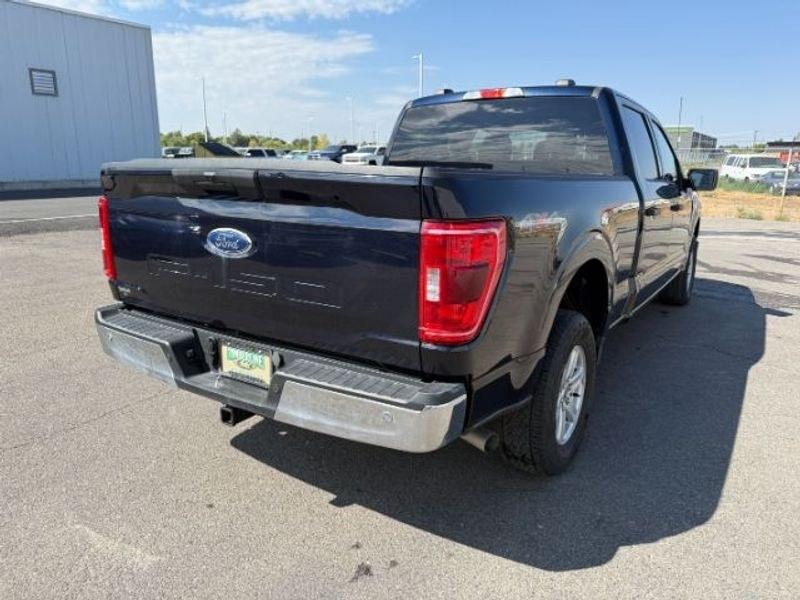 2023 Antimatter Blue Metallic /Black w/Medium Dark Slate Ford F-150 XLT (1FTFW1E53PK) with an V8, 5.0L engine, 10-speed automatic transmission, located at 1175 N Woodruff Ave, Idaho Falls, ID, 83401, 43.506901, -111.999657 - <b>Vehicle Details</b><br>This pre-owned 2023 Ford F-150 XLT is a standout pickup truck for drivers who want proven capability, modern comfort, and legendary Ford toughness. With only 37,317 miles, this Ford F-150 has plenty of road ahead and is ready to handle your next job, weekend project, or adv- Photo#6