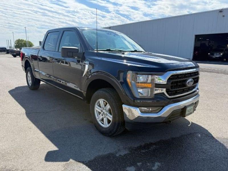 2023 Antimatter Blue Metallic /Black w/Medium Dark Slate Ford F-150 XLT (1FTFW1E53PK) with an V8, 5.0L engine, 10-speed automatic transmission, located at 1175 N Woodruff Ave, Idaho Falls, ID, 83401, 43.506901, -111.999657 - <b>Vehicle Details</b><br>This pre-owned 2023 Ford F-150 XLT is a standout pickup truck for drivers who want proven capability, modern comfort, and legendary Ford toughness. With only 37,317 miles, this Ford F-150 has plenty of road ahead and is ready to handle your next job, weekend project, or adv- Photo#8