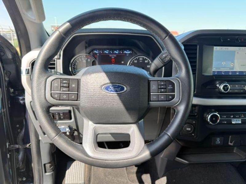 2023 Antimatter Blue Metallic /Black w/Medium Dark Slate Ford F-150 XLT (1FTFW1E53PK) with an V8, 5.0L engine, 10-speed automatic transmission, located at 1175 N Woodruff Ave, Idaho Falls, ID, 83401, 43.506901, -111.999657 - <b>Vehicle Details</b><br>This pre-owned 2023 Ford F-150 XLT is a standout pickup truck for drivers who want proven capability, modern comfort, and legendary Ford toughness. With only 37,317 miles, this Ford F-150 has plenty of road ahead and is ready to handle your next job, weekend project, or adv- Photo#13