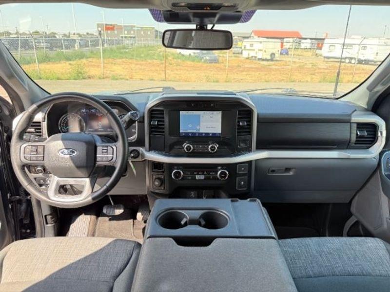 2023 Antimatter Blue Metallic /Black w/Medium Dark Slate Ford F-150 XLT (1FTFW1E53PK) with an V8, 5.0L engine, 10-speed automatic transmission, located at 1175 N Woodruff Ave, Idaho Falls, ID, 83401, 43.506901, -111.999657 - <b>Vehicle Details</b><br>This pre-owned 2023 Ford F-150 XLT is a standout pickup truck for drivers who want proven capability, modern comfort, and legendary Ford toughness. With only 37,317 miles, this Ford F-150 has plenty of road ahead and is ready to handle your next job, weekend project, or adv- Photo#18