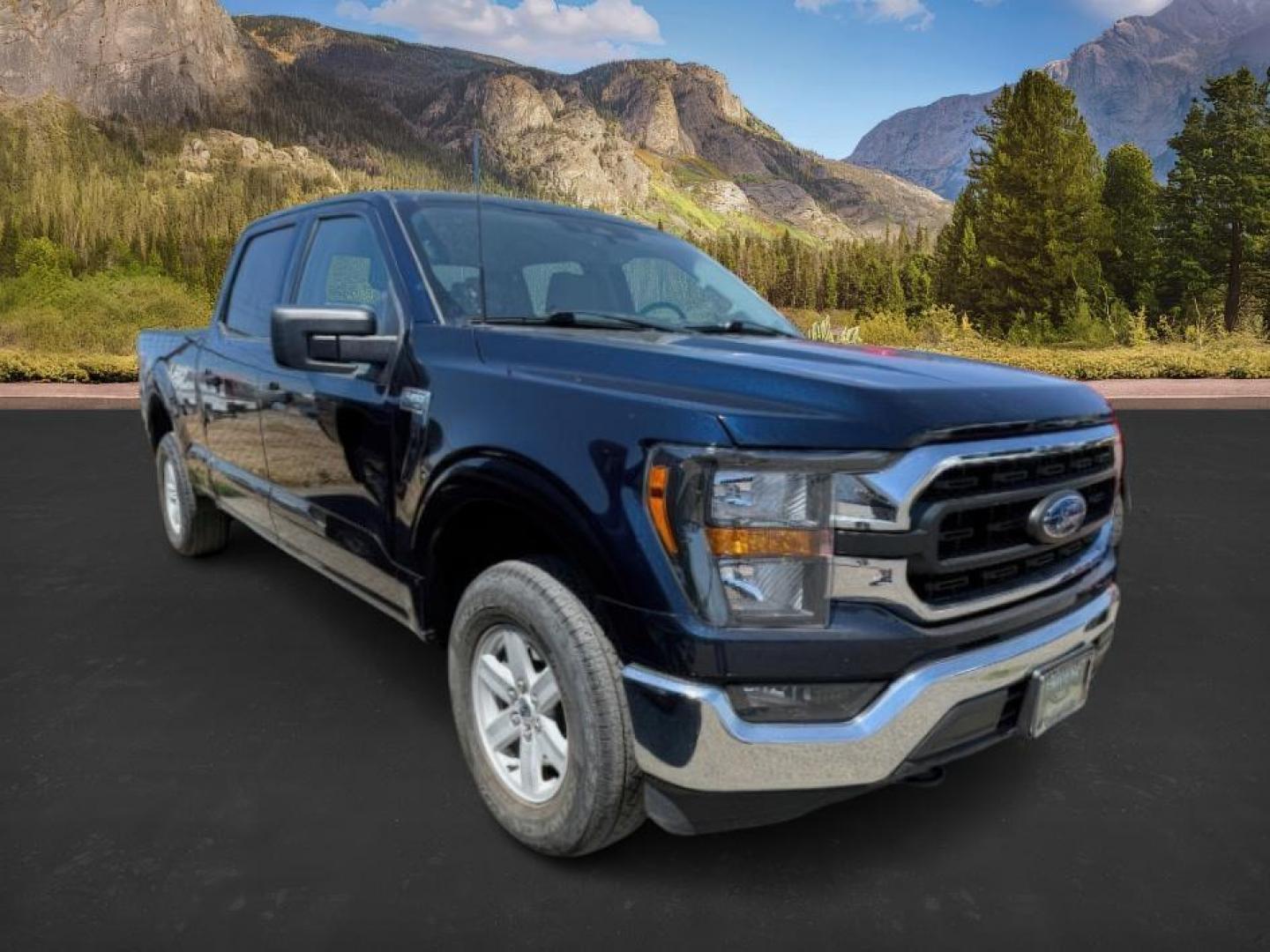 2023 BLUE /BLACK Ford F-150 (1FTFW1E53PK) with an 50L engine, Automatic transmission, located at 1175 N Woodruff Ave, Idaho Falls, ID, 83401, 43.506901, -111.999657 - At Timberline Auto, finding a great deal on your next vehicle is always easy! Our experienced sales staff's goal is to help find you the right vehicle at the right price! Our knowledgeable finance department has options for almost any credit score. We offer extended service contract options to prote - Photo#0
