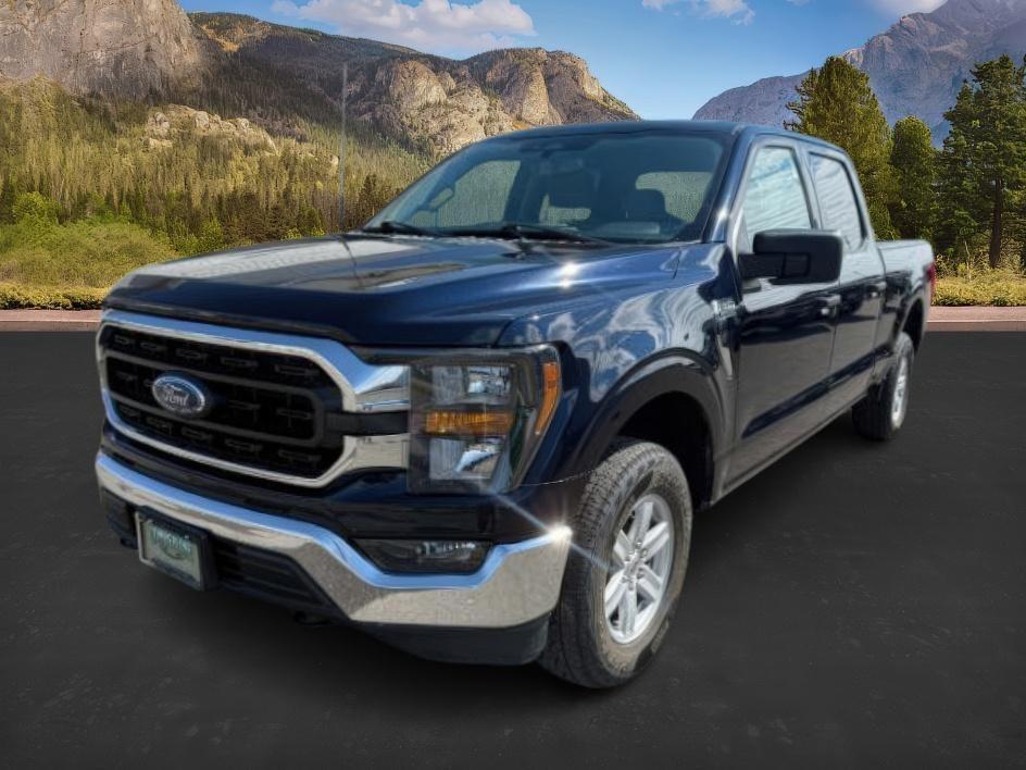 2023 BLUE /BLACK Ford F-150 XLT (1FTFW1E53PK) with an 5.0L engine, AUTO transmission, located at 1235 N Woodruff Ave., Idaho Falls, 83401, (208) 523-1053, 43.507172, -112.000488 - At Timberline Auto, finding a great deal on your next vehicle is always easy! Our experienced sales staff's goal is to help find you the right vehicle at the right price! Our knowledgeable finance department has options for almost any credit score. We offer extended service contract options to prote - Photo#0