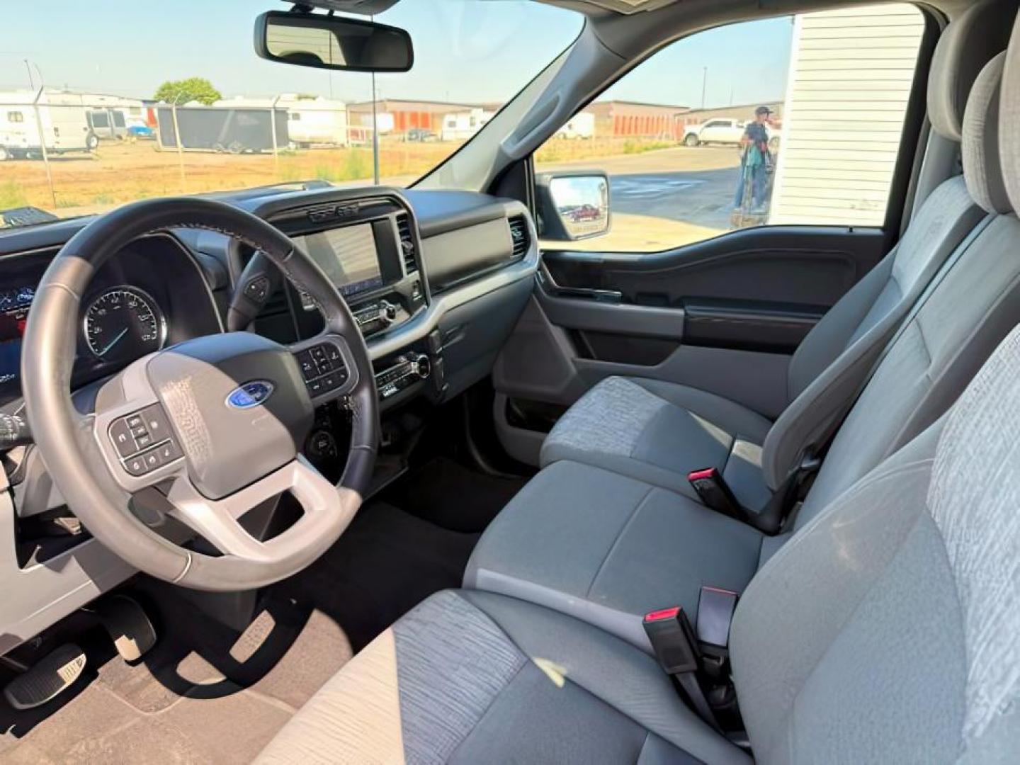 2023 BLUE /BLACK Ford F-150 (1FTFW1E53PK) with an 50L engine, Automatic transmission, located at 1175 N Woodruff Ave, Idaho Falls, ID, 83401, 43.506901, -111.999657 - At Timberline Auto, finding a great deal on your next vehicle is always easy! Our experienced sales staff's goal is to help find you the right vehicle at the right price! Our knowledgeable finance department has options for almost any credit score. We offer extended service contract options to prote - Photo#13