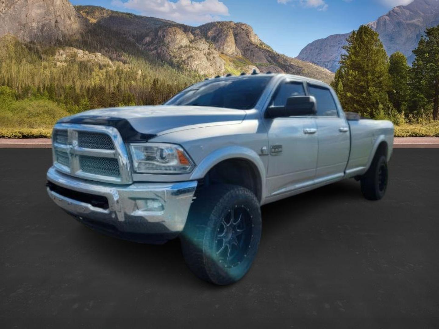 2017 Bright Silver Metallic Clearcoat /Cattle Tan/Black Ram 2500 (3C6UR5LL4HG) with an Cummins 67L I-6 diesel direct injection engine, Automatic transmission, located at 1175 N Woodruff Ave, Idaho Falls, ID, 83401, 43.506901, -111.999657 - At Timberline Auto, finding a great deal on your next vehicle is always easy! Our experienced sales staff's goal is to help find you the right vehicle at the right price! Our knowledgeable finance department has options for almost any credit score. We offer extended service contract options to prote - Photo#0