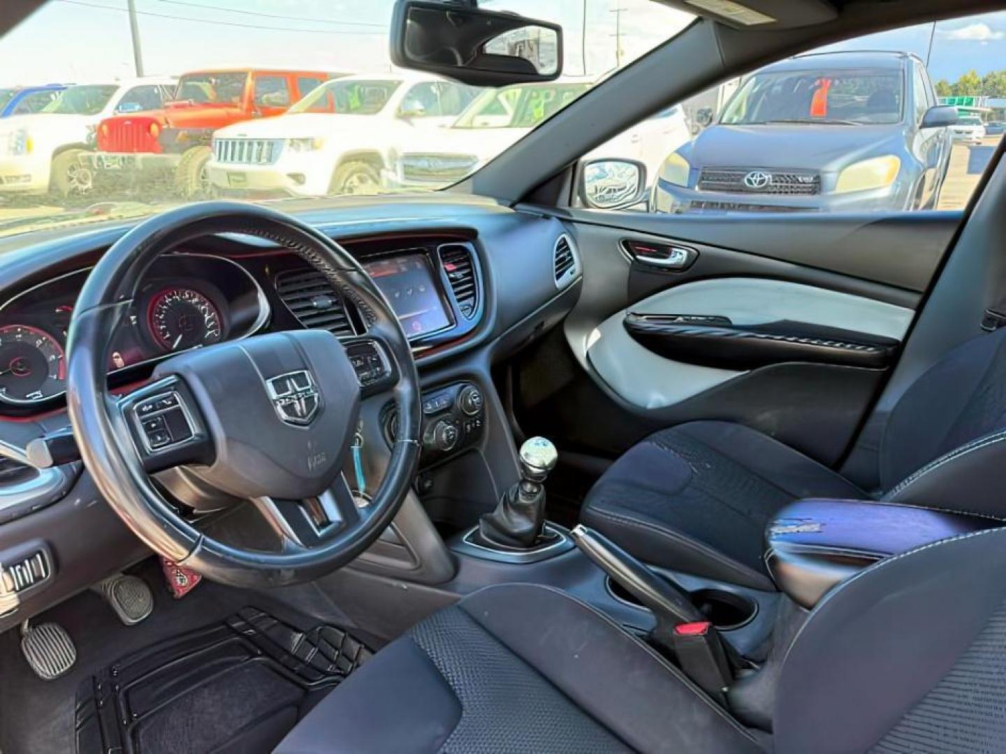 2014 Redline 2 Coat Pearl /Black Dodge Dart (1C3CDFBB6ED) with an MultiAir 24L I-4 variable valve control engine, Automatic transmission, located at 1175 N Woodruff Ave, Idaho Falls, ID, 83401, 43.506901, -111.999657 - At Timberline Auto, finding a great deal on your next vehicle is always easy! Our experienced sales staff's goal is to help find you the right vehicle at the right price! Our knowledgeable finance department has options for almost any credit score. We offer extended service contract options to prote - Photo#11