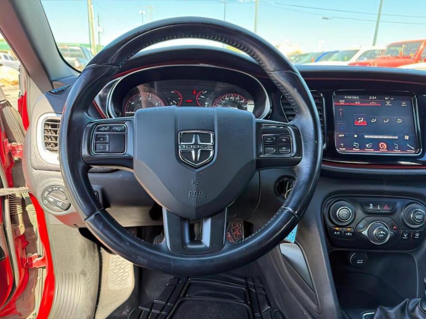2014 Redline 2 Coat Pearl /Black Dodge Dart (1C3CDFBB6ED) with an MultiAir 24L I-4 variable valve control engine, Automatic transmission, located at 1175 N Woodruff Ave, Idaho Falls, ID, 83401, 43.506901, -111.999657 - At Timberline Auto, finding a great deal on your next vehicle is always easy! Our experienced sales staff's goal is to help find you the right vehicle at the right price! Our knowledgeable finance department has options for almost any credit score. We offer extended service contract options to prote - Photo#12