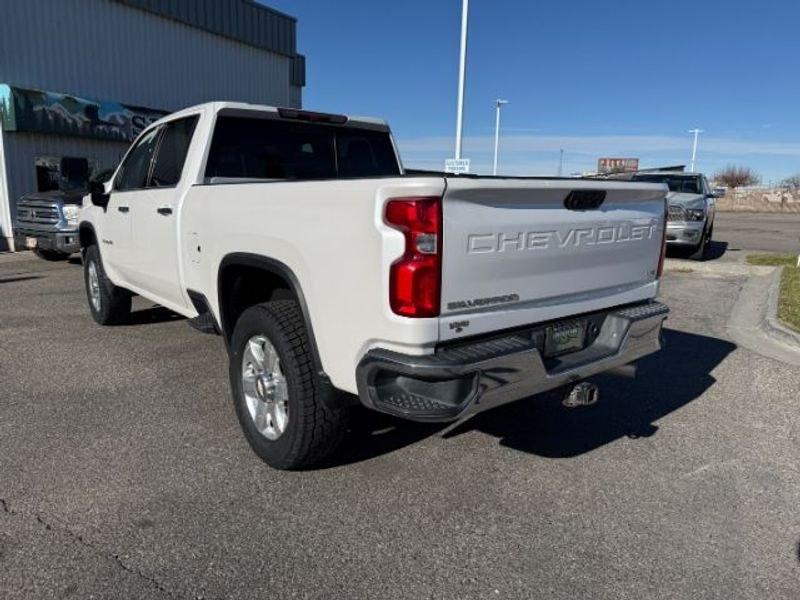 2021 Iridescent Pearl Tricoat /Gideon/Very Dark Atmosphere Chevrolet Silverado LTZ (1GC4YUEY4MF) with an V8, 6.6L engine, 10-speed automatic transmission, located at 1175 N Woodruff Ave, Idaho Falls, ID, 83401, 43.506901, -111.999657 - <b>Vehicle Details</b><br>Discover exceptional capability and premium comfort in this pre-owned 2021 Chevrolet Silverado 3500 LTZ 4WD, now available in Idaho Falls, ID. Powered by a robust V8 6.6L Diesel engine, this heavy-duty pickup is built to handle demanding towing, hauling, and everyday drivin- Photo#2