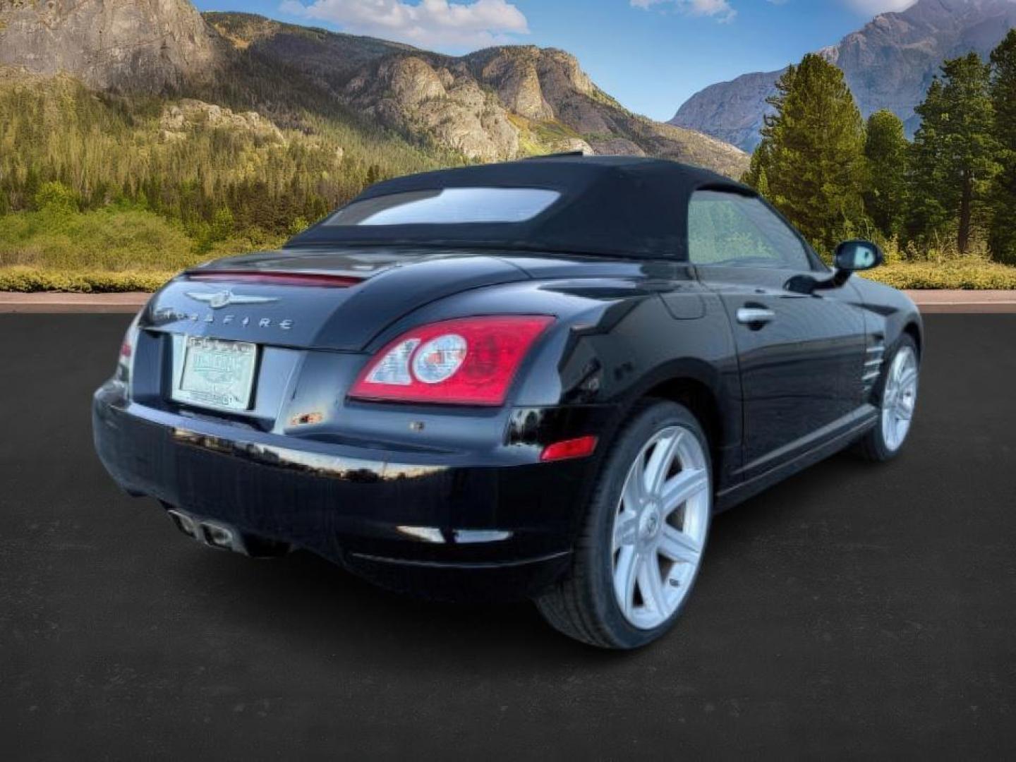 2005 BLACK /Dark Slate Gray Chrysler Crossfire (1C3AN65L35X) with an 32L V-6 premium unleaded engine, Automatic transmission, located at 1175 N Woodruff Ave, Idaho Falls, ID, 83401, 43.506901, -111.999657 - At Timberline Auto, finding a great deal on your next vehicle is always easy! Our experienced sales staff's goal is to help find you the right vehicle at the right price! Our knowledgeable finance department has options for almost any credit score. We offer extended service contract options to prote - Photo#4