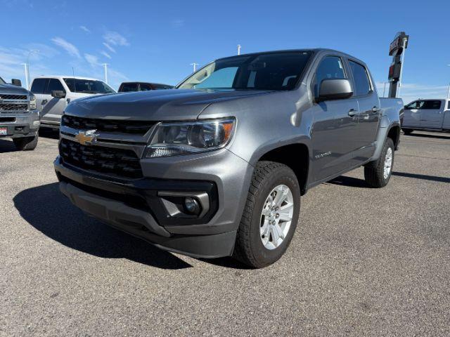 2021 GRAY /Jet Black Chevrolet Colorado 4WD Crew Cab Short Box LT (1GCGTCEN5M1) with an 3.6L V-6 gasoline direct injection engine, AUTOMATIC transmission, located at 1235 N Woodruff Ave., Idaho Falls, 83401, (208) 523-1053, 43.507172, -112.000488 - At Timberline Auto, finding a great deal on your next vehicle is always easy! Our experienced sales staff's goal is to help find you the right vehicle at the right price! Our knowledgeable finance department has options for almost any credit score. We offer extended service contract options to prote - Photo#24