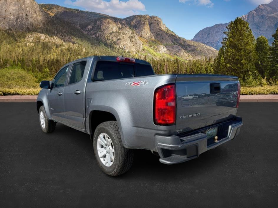 2021 GRAY /Jet Black Chevrolet Colorado 4WD Crew Cab Short Box LT (1GCGTCEN5M1) with an 3.6L V-6 gasoline direct injection engine, AUTOMATIC transmission, located at 1235 N Woodruff Ave., Idaho Falls, 83401, (208) 523-1053, 43.507172, -112.000488 - At Timberline Auto, finding a great deal on your next vehicle is always easy! Our experienced sales staff's goal is to help find you the right vehicle at the right price! Our knowledgeable finance department has options for almost any credit score. We offer extended service contract options to prote - Photo#2