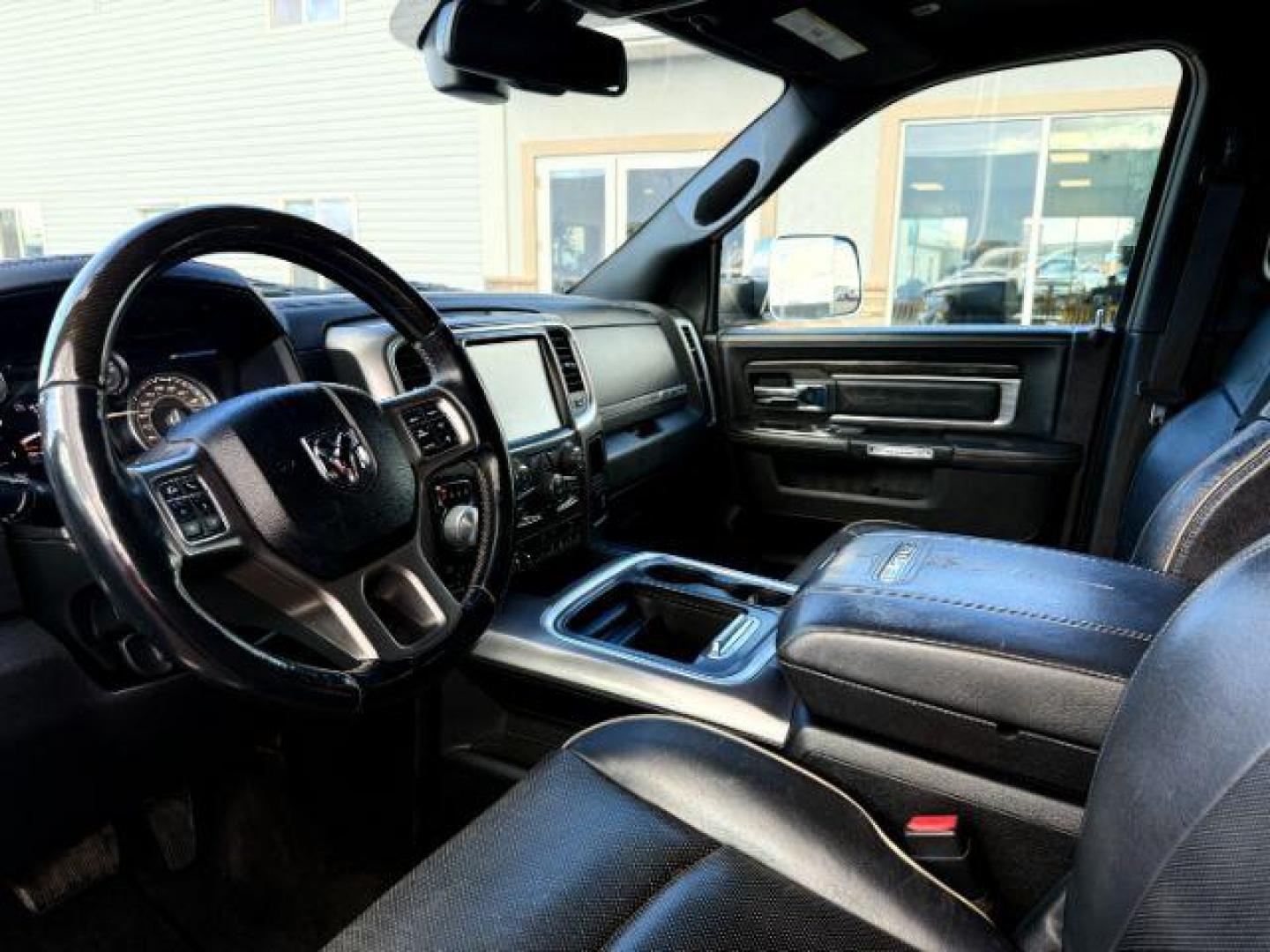 2017 BLACK /LEATHER Ram 1500 (1C6RR7PT3HS) with an 57 engine, Automatic transmission, located at 1175 N Woodruff Ave, Idaho Falls, ID, 83401, 43.506901, -111.999657 - At Timberline Auto, finding a great deal on your next vehicle is always easy! Our experienced sales staff's goal is to help find you the right vehicle at the right price! Our knowledgeable finance department has options for almost any credit score. We offer extended service contract options to prote - Photo#14