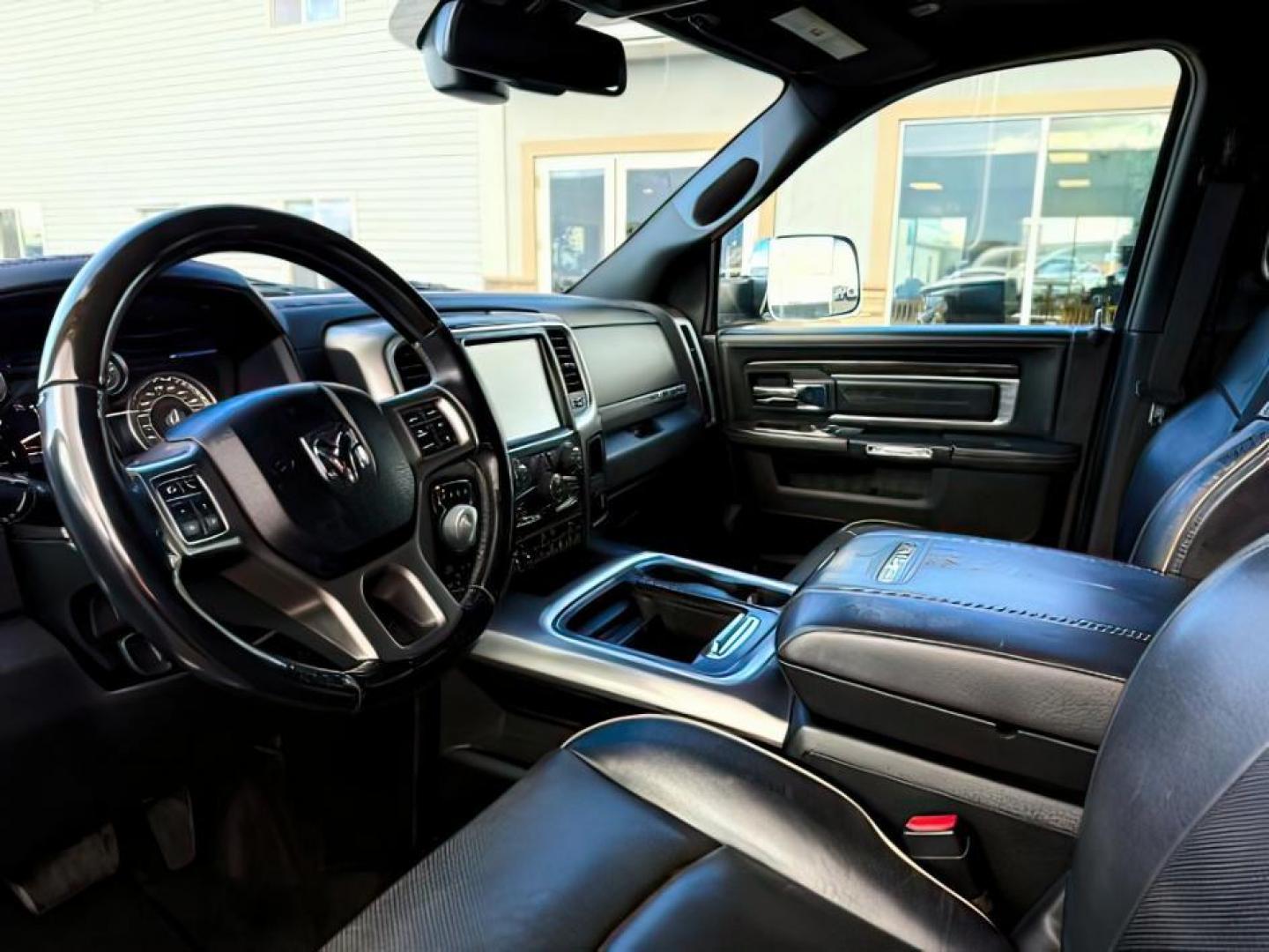 2017 BLACK /LEATHER Ram 1500 (1C6RR7PT3HS) with an 57 engine, Automatic transmission, located at 1175 N Woodruff Ave, Idaho Falls, ID, 83401, 43.506901, -111.999657 - At Timberline Auto, finding a great deal on your next vehicle is always easy! Our experienced sales staff's goal is to help find you the right vehicle at the right price! Our knowledgeable finance department has options for almost any credit score. We offer extended service contract options to prote - Photo#13