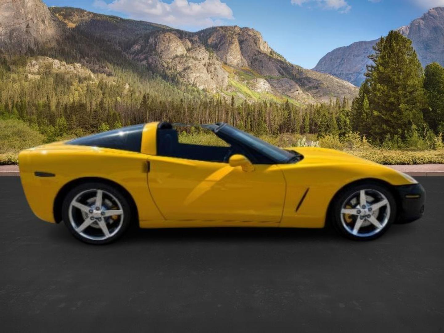 2005 YELLOW /LEATHER Chevrolet Corvette (1G1YY24U355) with an 60 engine, Manual transmission, located at 1175 N Woodruff Ave, Idaho Falls, ID, 83401, 43.506901, -111.999657 - Photo#5