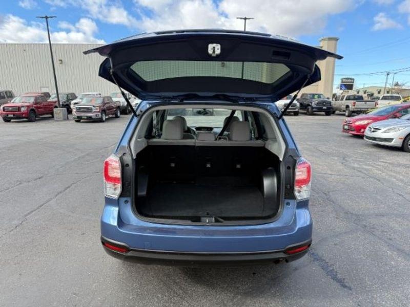 2018 Quartz Blue Pearl /Gray Subaru Forester 2.5i (CVT) (JF2SJABC4JH) with an 4 Cyl, 2.5L engine, 6-speed CVT transmission, located at 1175 N Woodruff Ave, Idaho Falls, ID, 83401, 43.506901, -111.999657 - <b>Vehicle Details</b><br>Looking for a versatile and dependable compact SUV? This 2018 Subaru Forester 2.5i Premium in Idaho Falls, ID delivers the confidence, comfort, and capability drivers want every day. Powered by a 4-cylinder, 2.5L gasoline engine and Subaru's renowned AWD system, this Subaru- Photo#5