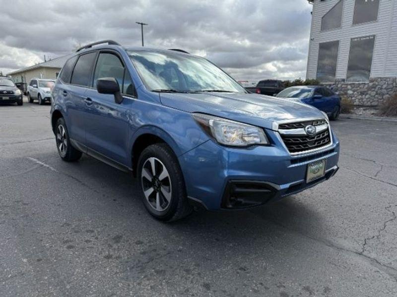 2018 Quartz Blue Pearl /Gray Subaru Forester 2.5i (CVT) (JF2SJABC4JH) with an 4 Cyl, 2.5L engine, 6-speed CVT transmission, located at 1175 N Woodruff Ave, Idaho Falls, ID, 83401, 43.506901, -111.999657 - <b>Vehicle Details</b><br>Looking for a versatile and dependable compact SUV? This 2018 Subaru Forester 2.5i Premium in Idaho Falls, ID delivers the confidence, comfort, and capability drivers want every day. Powered by a 4-cylinder, 2.5L gasoline engine and Subaru's renowned AWD system, this Subaru- Photo#8