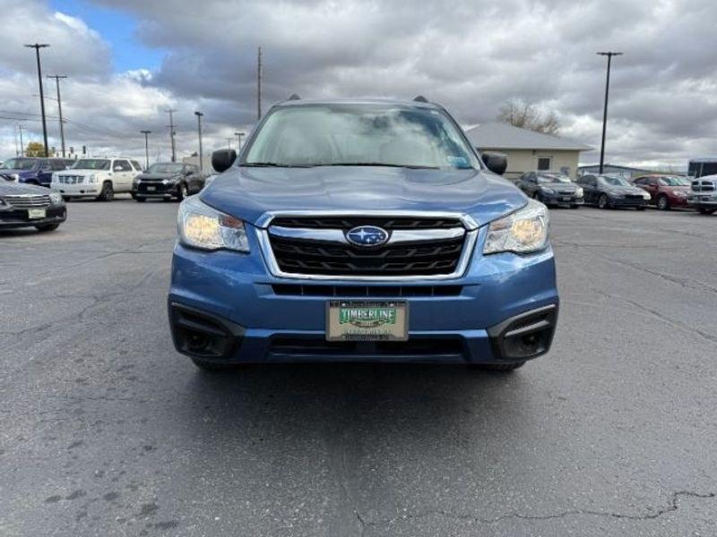 2018 Quartz Blue Pearl /Gray Subaru Forester 2.5i (CVT) (JF2SJABC4JH) with an 4 Cyl, 2.5L engine, 6-speed CVT transmission, located at 1175 N Woodruff Ave, Idaho Falls, ID, 83401, 43.506901, -111.999657 - <b>Vehicle Details</b><br>Looking for a versatile and dependable compact SUV? This 2018 Subaru Forester 2.5i Premium in Idaho Falls, ID delivers the confidence, comfort, and capability drivers want every day. Powered by a 4-cylinder, 2.5L gasoline engine and Subaru's renowned AWD system, this Subaru- Photo#9