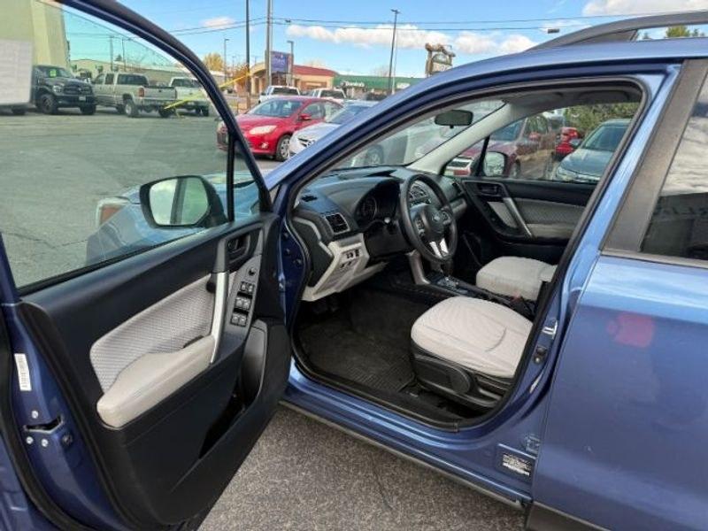 2018 Quartz Blue Pearl /Gray Subaru Forester 2.5i (CVT) (JF2SJABC4JH) with an 4 Cyl, 2.5L engine, 6-speed CVT transmission, located at 1175 N Woodruff Ave, Idaho Falls, ID, 83401, 43.506901, -111.999657 - <b>Vehicle Details</b><br>Looking for a versatile and dependable compact SUV? This 2018 Subaru Forester 2.5i Premium in Idaho Falls, ID delivers the confidence, comfort, and capability drivers want every day. Powered by a 4-cylinder, 2.5L gasoline engine and Subaru's renowned AWD system, this Subaru- Photo#11