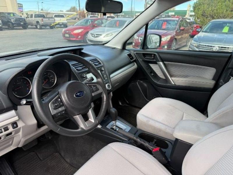 2018 Quartz Blue Pearl /Gray Subaru Forester 2.5i (CVT) (JF2SJABC4JH) with an 4 Cyl, 2.5L engine, 6-speed CVT transmission, located at 1175 N Woodruff Ave, Idaho Falls, ID, 83401, 43.506901, -111.999657 - <b>Vehicle Details</b><br>Looking for a versatile and dependable compact SUV? This 2018 Subaru Forester 2.5i Premium in Idaho Falls, ID delivers the confidence, comfort, and capability drivers want every day. Powered by a 4-cylinder, 2.5L gasoline engine and Subaru's renowned AWD system, this Subaru- Photo#13