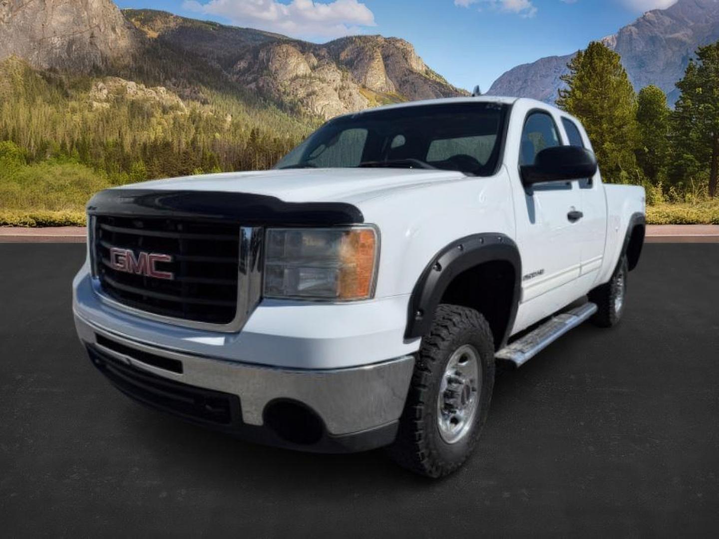 2009 Summit White /Dark Titanium GMC Sierra 2500HD (1GTHK49K19E) with an Vortec 6L V-8 variable valve control engine, Automatic transmission, located at 1175 N Woodruff Ave, Idaho Falls, ID, 83401, 43.506901, -111.999657 - At Timberline Auto, finding a great deal on your next vehicle is always easy! Our experienced sales staff's goal is to help find you the right vehicle at the right price! Our knowledgeable finance department has options for almost any credit score. We offer extended service contract options to prote - Photo#0