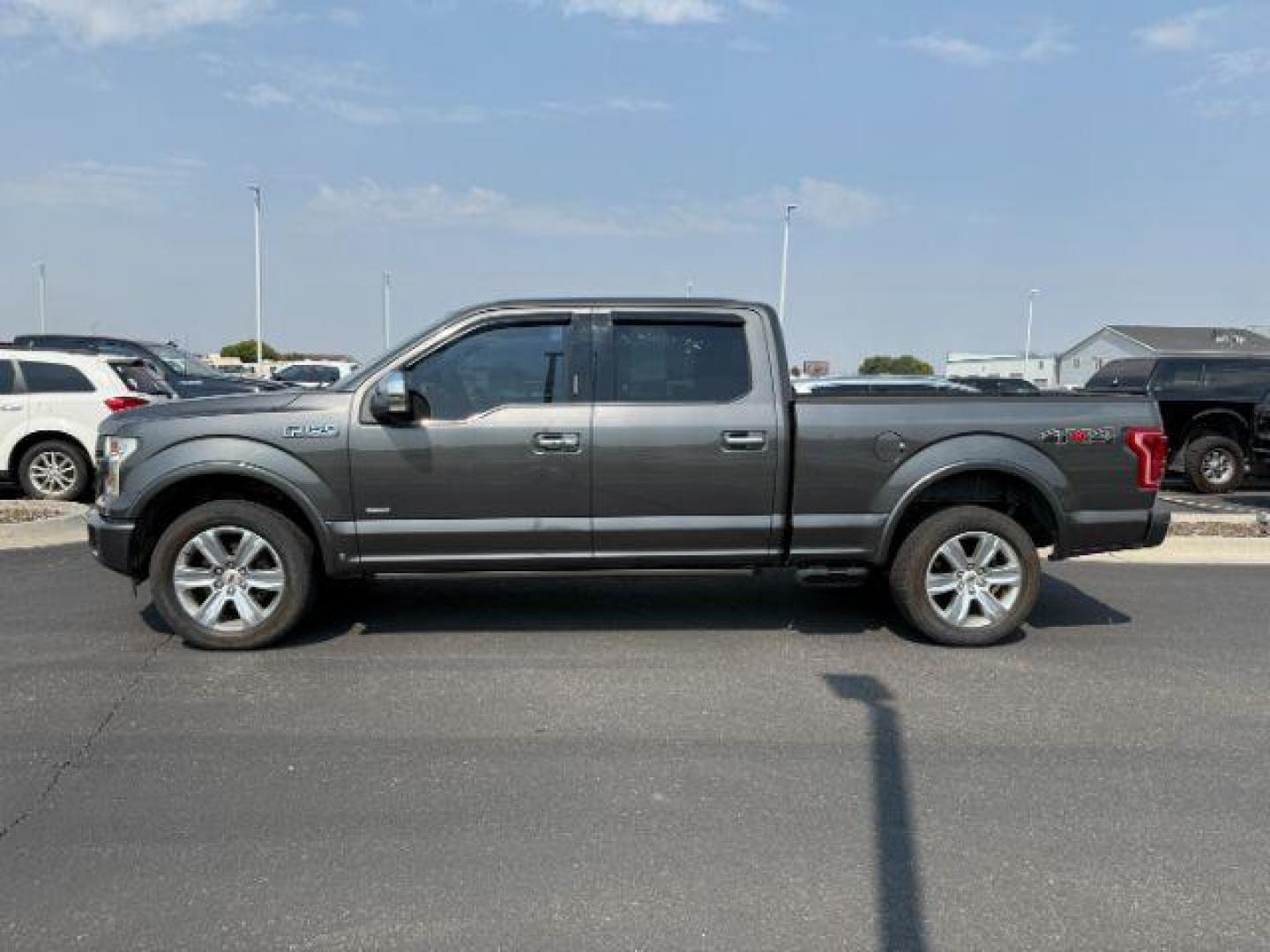 2015 GRAY /Black Ford F-150 (1FTFW1EG0FF) with an EcoBoost 35L V-6 gasoline direct injection engine, Automatic transmission, located at 1175 N Woodruff Ave, Idaho Falls, ID, 83401, 43.506901, -111.999657 - At Timberline Auto, finding a great deal on your next vehicle is always easy! Our experienced sales staff's goal is to help find you the right vehicle at the right price! Our knowledgeable finance department has options for almost any credit score. We offer extended service contract options to prote - Photo#1