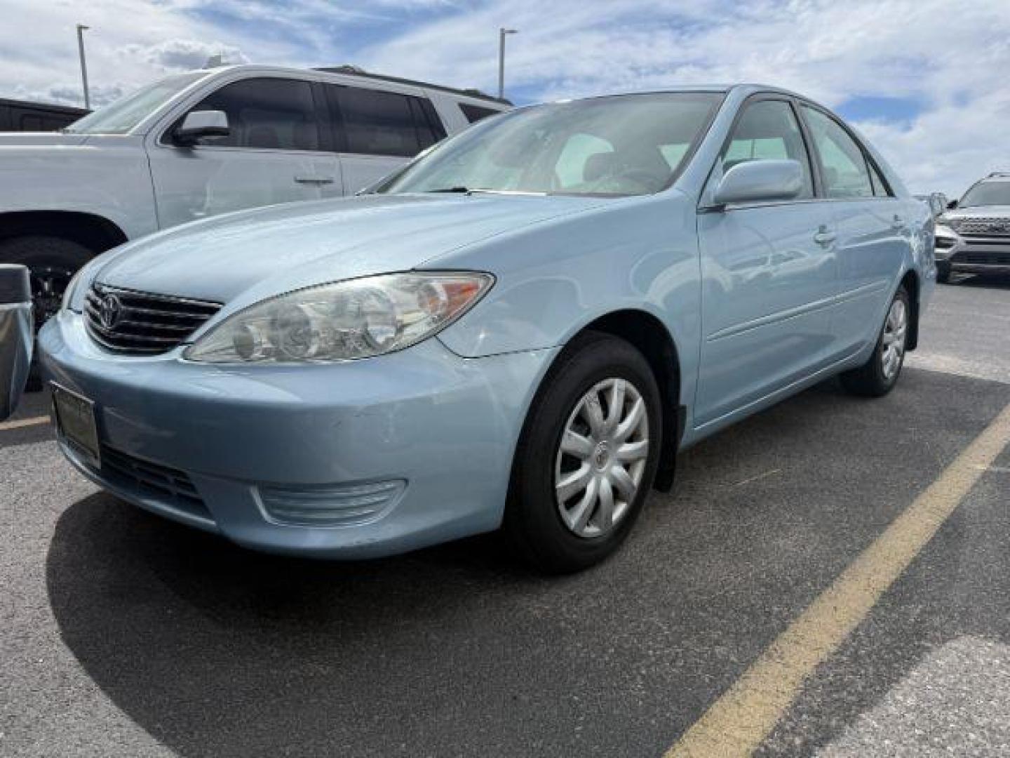 2005 Sky Blue Pearl /Stone Toyota Camry (4T1BE32KX5U) with an 24L I-4 DOHC engine, Automatic transmission, located at 1175 N Woodruff Ave, Idaho Falls, ID, 83401, 43.506901, -111.999657 - At Timberline Auto, finding a great deal on your next vehicle is always easy! Our experienced sales staff's goal is to help find you the right vehicle at the right price! Our knowledgeable finance department has options for almost any credit score. We offer extended service contract options to prote - Photo#1