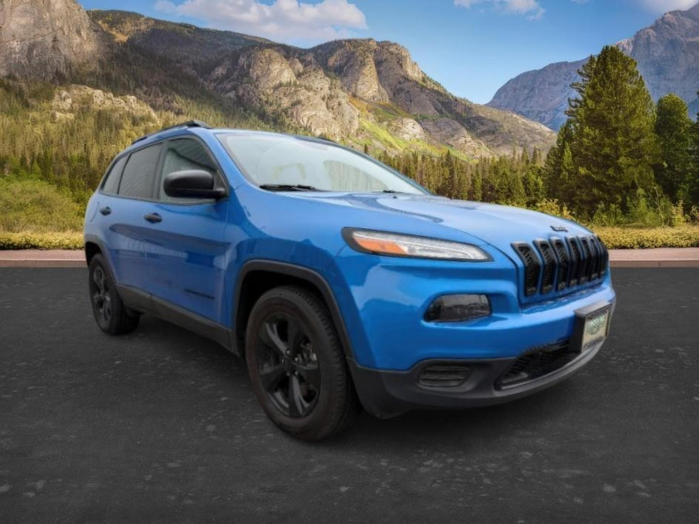 2017 Hydro Blue Pearlcoat /Black Jeep Cherokee (1C4PJMAB4HW) with an Tigershark MultiAir 24L I-4 variable valve contro engine, Automatic transmission, located at 1175 N Woodruff Ave, Idaho Falls, ID, 83401, 43.506901, -111.999657 - Photo#7