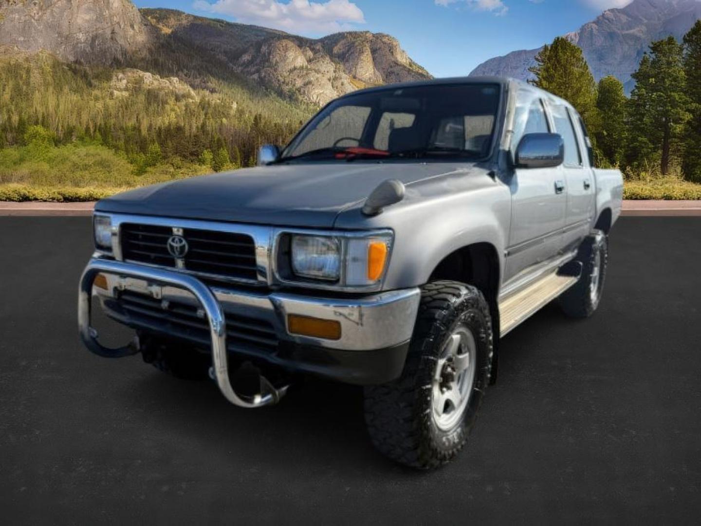 1996 SILVER /GREY CLOTH Toyota HILUX (YN107000216) , Manual transmission, located at 1175 N Woodruff Ave, Idaho Falls, ID, 83401, 43.506901, -111.999657 - At Timberline Auto, finding a great deal on your next vehicle is always easy! Our experienced sales staff's goal is to help find you the right vehicle at the right price! Our knowledgeable finance department has options for almost any credit score. We offer extended service contract options to prote - Photo#0