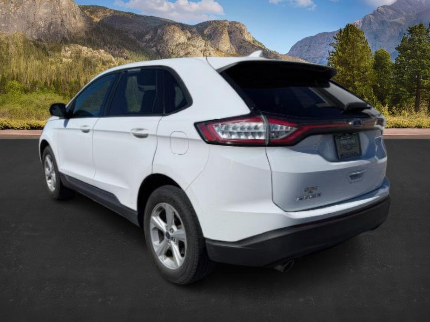 2015 Oxford White /Ebony Ford Edge (2FMTK3G82FB) with an 35L V-6 DOHC engine, Automatic transmission, located at 1175 N Woodruff Ave, Idaho Falls, ID, 83401, 43.506901, -111.999657 - At Timberline Auto, finding a great deal on your next vehicle is always easy! Our experienced sales staff's goal is to help find you the right vehicle at the right price! Our knowledgeable finance department has options for almost any credit score. We offer extended service contract options to prote - Photo#2