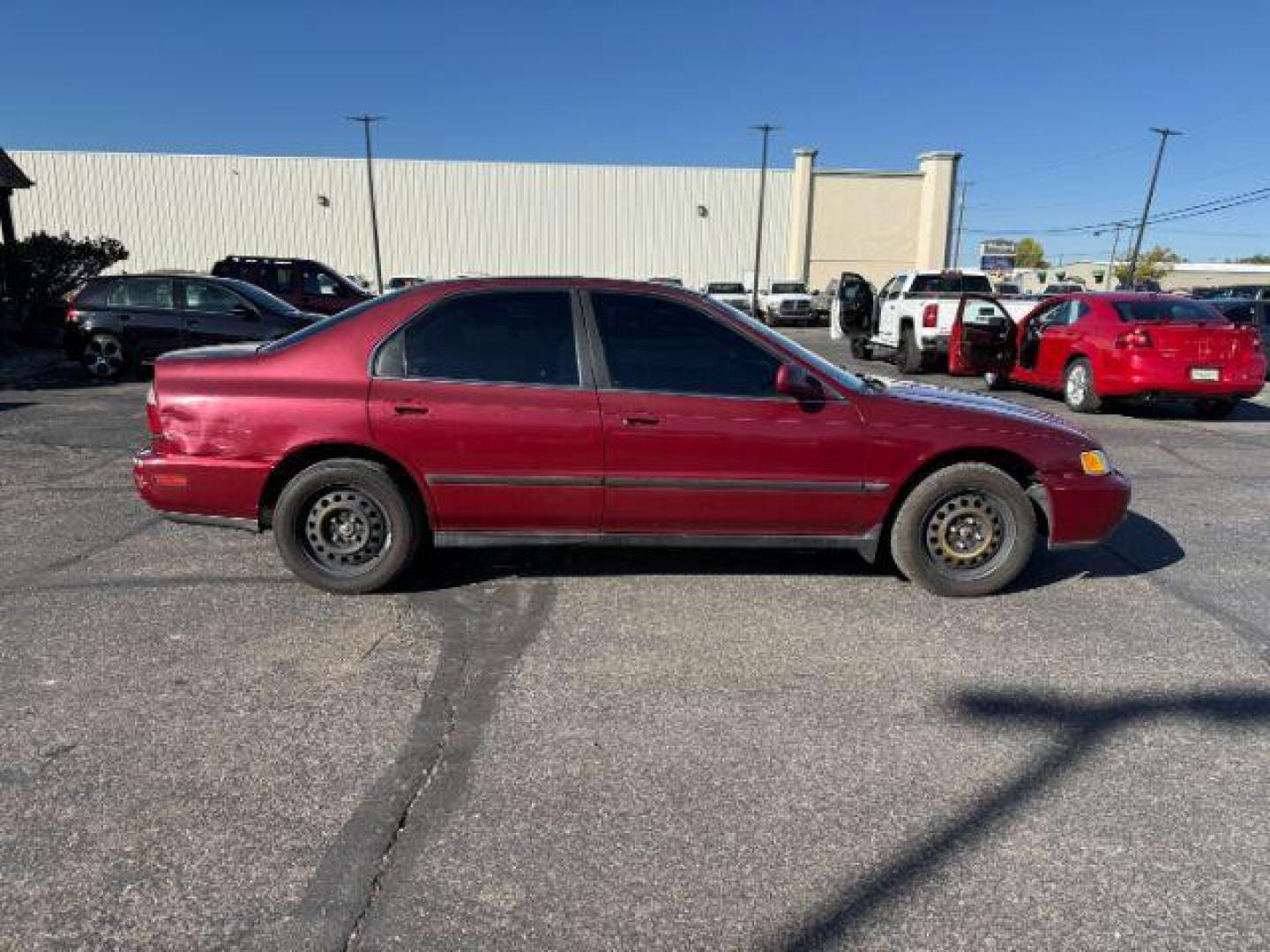 1997 MAROON /Gray Honda Accord (1HGCD5531VA) with an 22L I-4 regular unleaded engine, Manual transmission, located at 1175 N Woodruff Ave, Idaho Falls, ID, 83401, 43.506901, -111.999657 - At Timberline Auto, finding a great deal on your next vehicle is always easy! Our experienced sales staff's goal is to help find you the right vehicle at the right price! Our knowledgeable finance department has options for almost any credit score. We offer extended service contract options to prote - Photo#25
