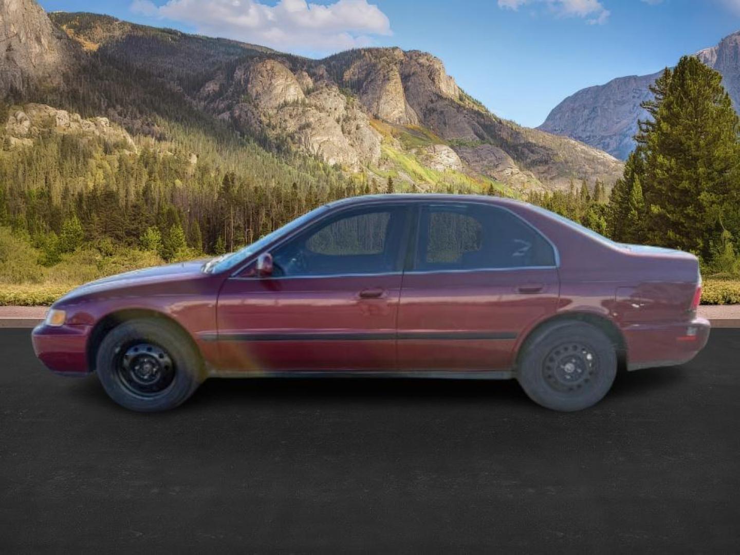 1997 MAROON /Gray Honda Accord (1HGCD5531VA) with an 22L I-4 regular unleaded engine, Manual transmission, located at 1175 N Woodruff Ave, Idaho Falls, ID, 83401, 43.506901, -111.999657 - At Timberline Auto, finding a great deal on your next vehicle is always easy! Our experienced sales staff's goal is to help find you the right vehicle at the right price! Our knowledgeable finance department has options for almost any credit score. We offer extended service contract options to prote - Photo#1